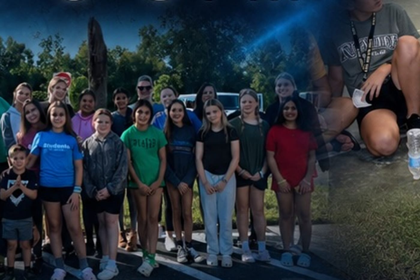 NLC students gathered together on a Wednesday night